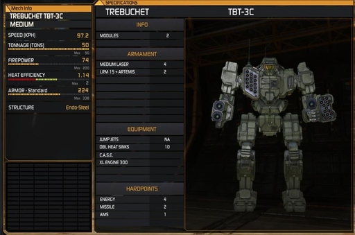 MechWarrior Online - Патч от 19.02.2013. Новый мех - Trebushet. Новая карта -  Alpine Peaks. Обновление 2